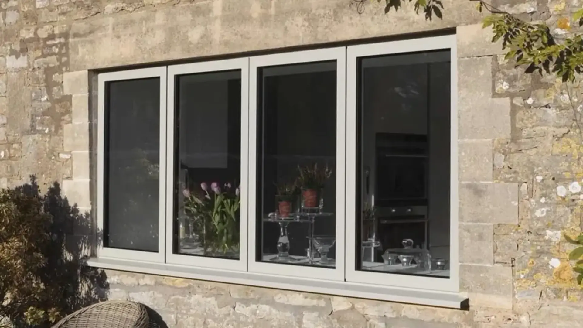 Modern aluminium khidki installed in a Jaipur home